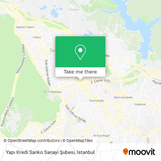 Yapı Kredi Sanko Sanayi Şubesi map