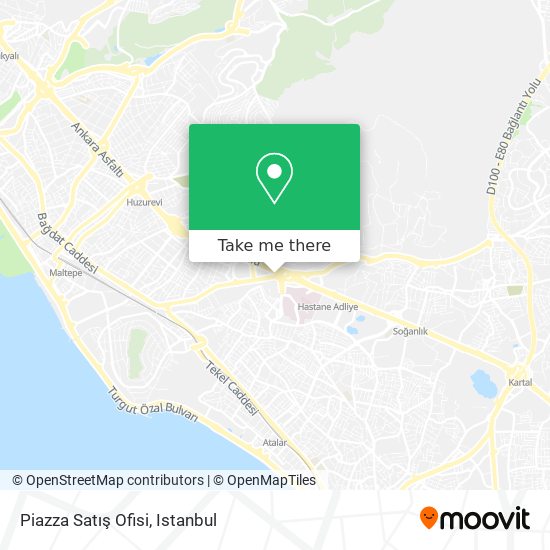 Piazza Satış Ofisi map
