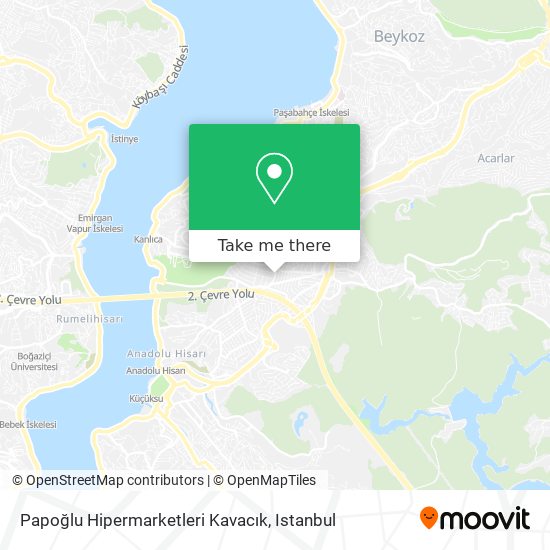 Papoğlu Hipermarketleri Kavacık map