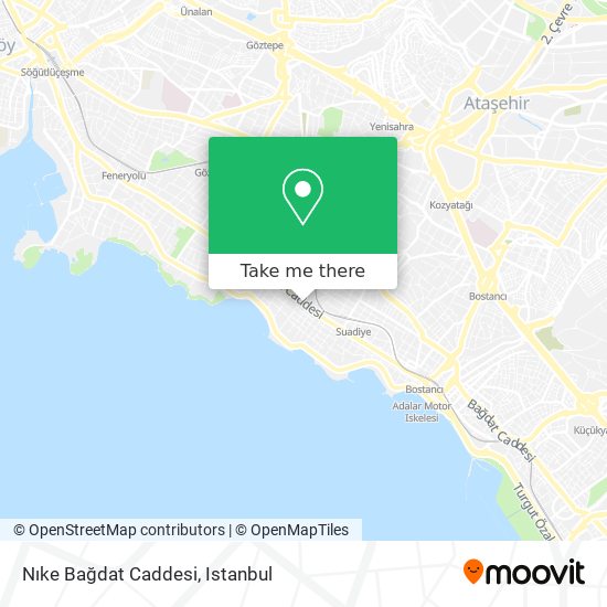 Nıke Bağdat Caddesi map