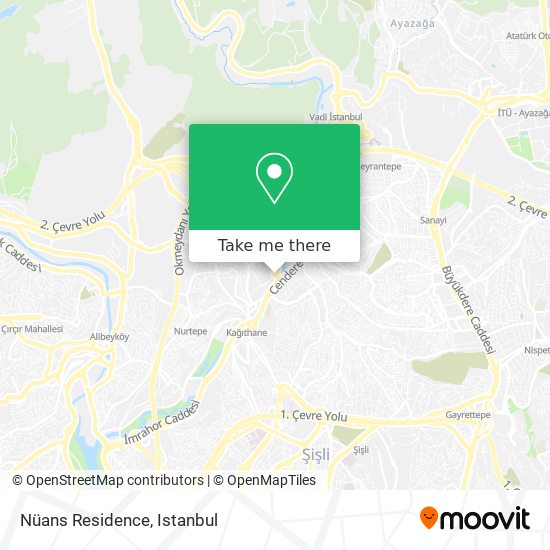 Nüans Residence map