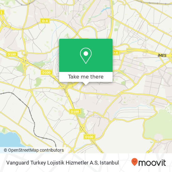 Vanguard Turkey Lojistik Hizmetler A.S map