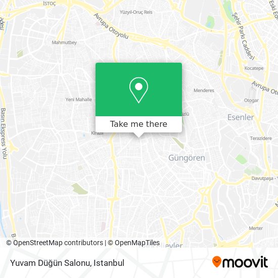 Yuvam Düğün Salonu map