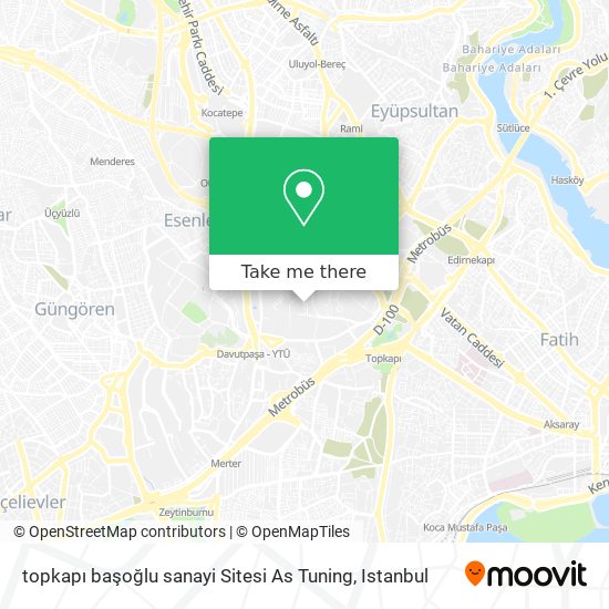 topkapı başoğlu sanayi Sitesi As Tuning map