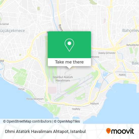 Dhmi Atatürk Havalimanı Ahtapot map