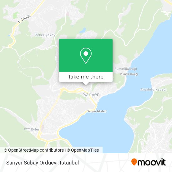 Sarıyer Subay Orduevi map