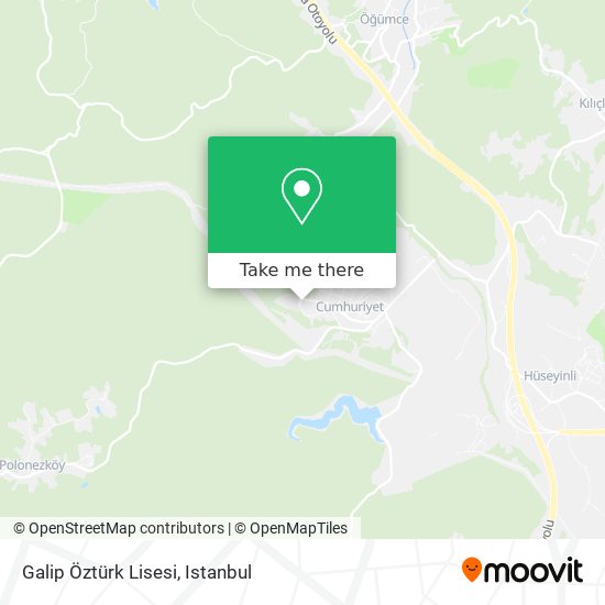 Galip Öztürk Lisesi map