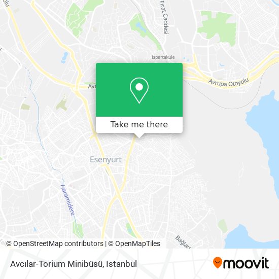 Avcılar-Torium Minibüsü map