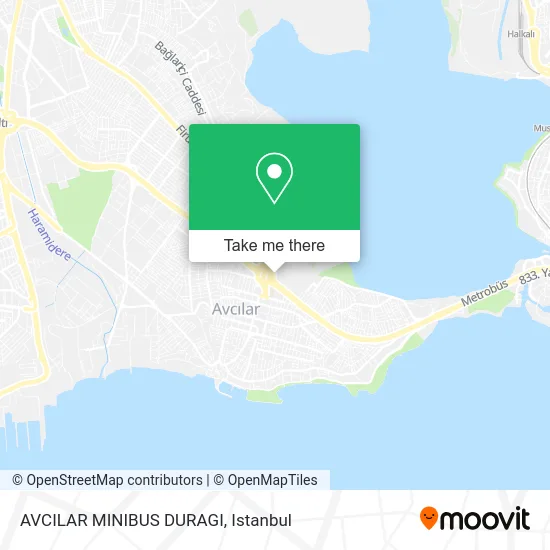 AVCILAR MINIBUS DURAGI map