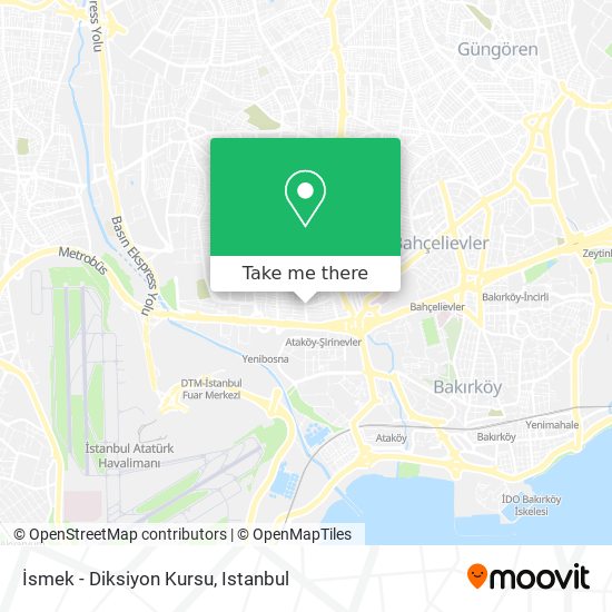 İsmek - Diksiyon Kursu map