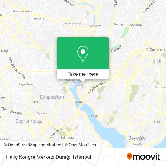 Haliç Kongre Merkezi Durağı map