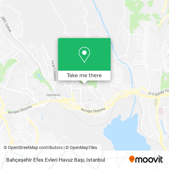Bahçeşehir Efes Evleri Havuz Başı map