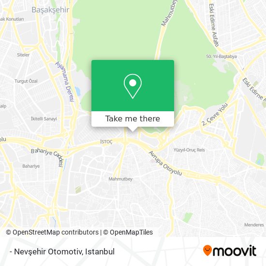 - Nevşehir Otomotiv map