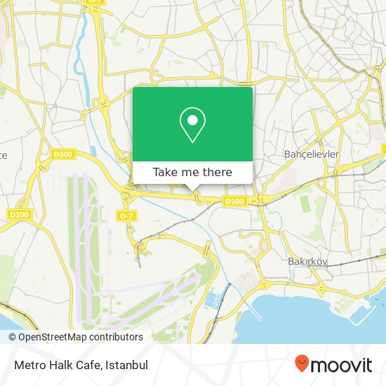 Metro Halk Cafe map