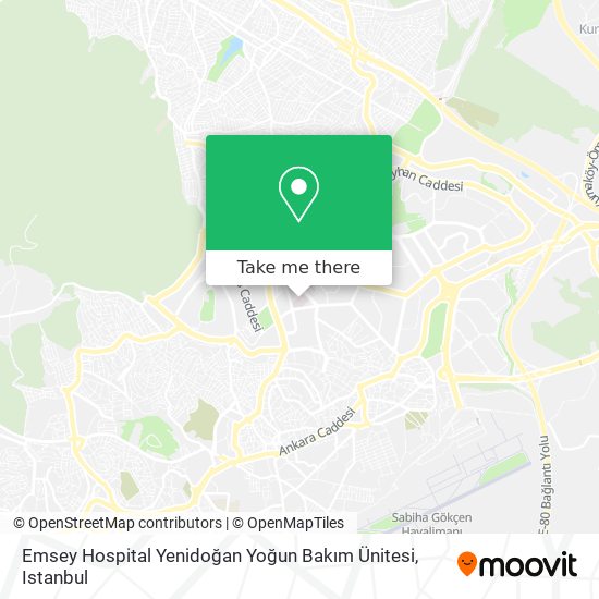 Emsey Hospital Yenidoğan Yoğun Bakım Ünitesi map