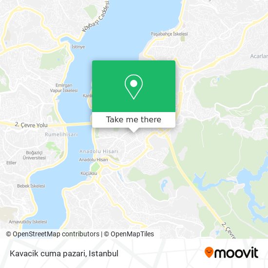 Kavacik cuma pazari map