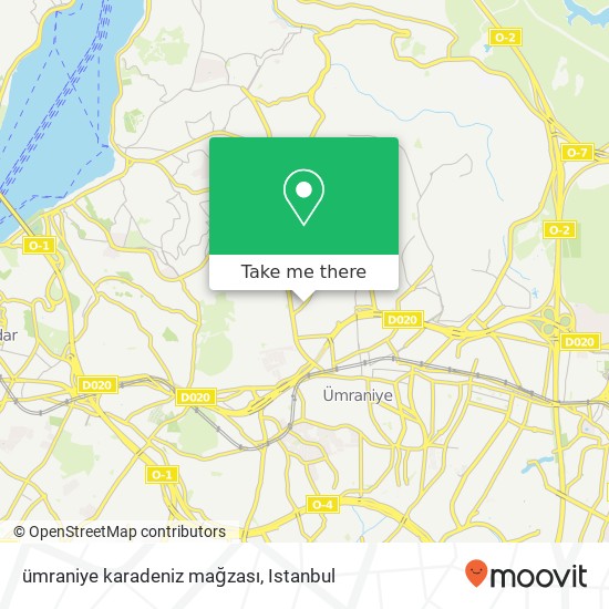 ümraniye karadeniz mağzası map