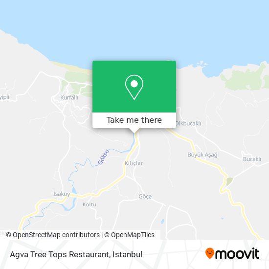 Agva Tree Tops Restaurant map