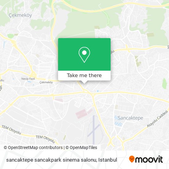 sancaktepe  sancakpark sinema salonu map