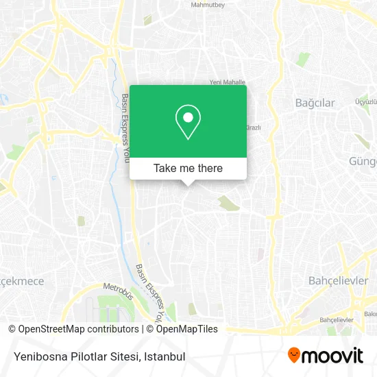 Yenibosna Pilotlar Sitesi map
