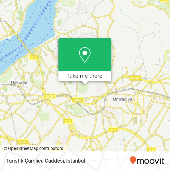 Turistik Çamlıca Caddesi map