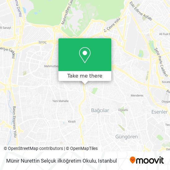 Münir Nurettin Selçuk ilköğretim Okulu map