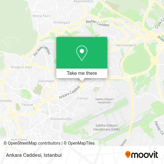 Ankara Caddesi map