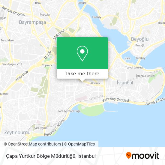 Çapa Yurtkur Bölge Müdürlüğü map