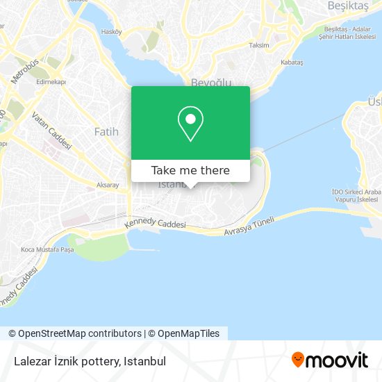 Lalezar İznik pottery map