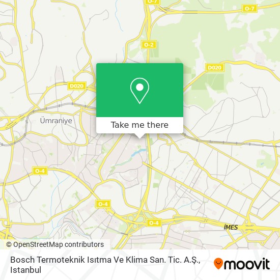 Bosch Termoteknik Isıtma Ve Klima San. Tic. A.Ş. map