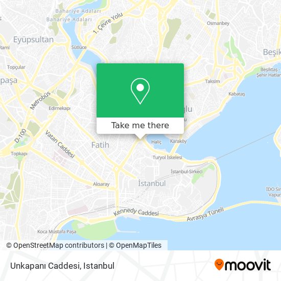 Unkapanı Caddesi map