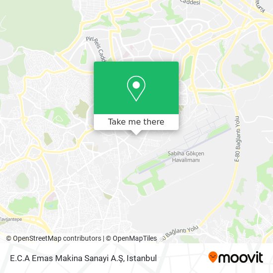 E.C.A Emas Makina Sanayi A.Ş map