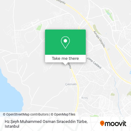 Hz.Şeyh Muhammed Osman Sıraceddin Türbe map