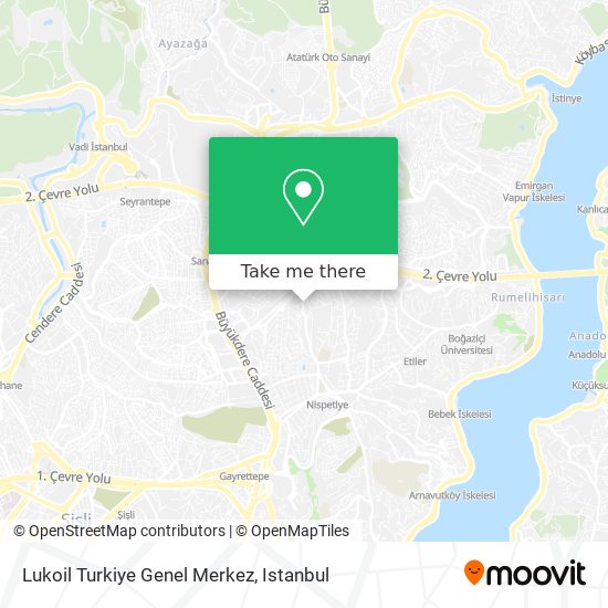 Lukoil Turkiye Genel Merkez map