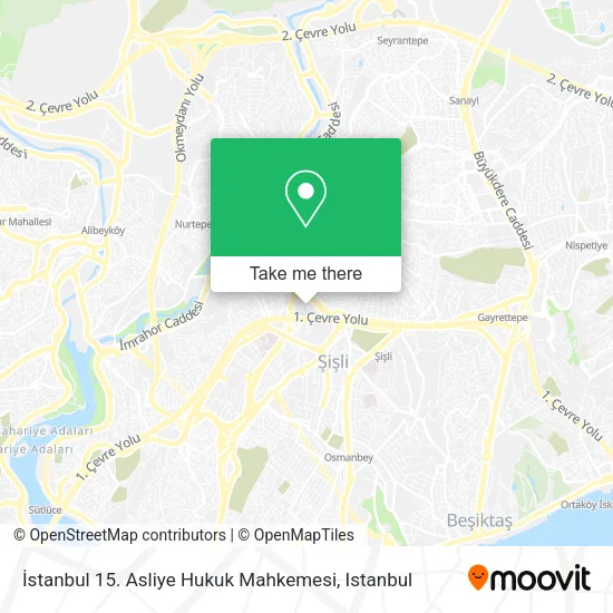 İstanbul 15. Asliye Hukuk Mahkemesi map