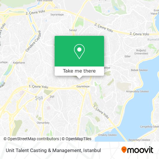 Unit Talent Casting & Management map