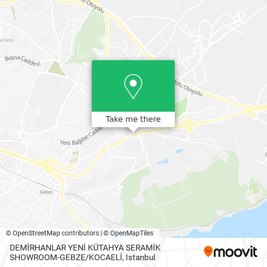 DEMİRHANLAR YENİ KÜTAHYA SERAMİK SHOWROOM-GEBZE / KOCAELİ map