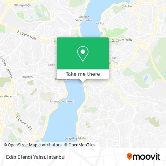 Edib Efendi Yalısı map