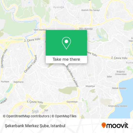 Şekerbank Merkez Şube map