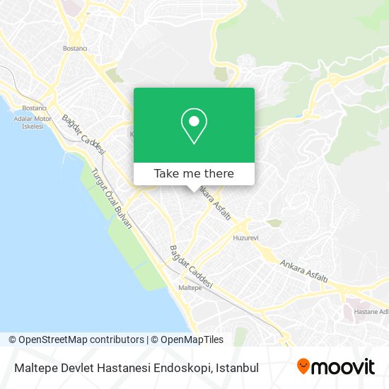 Maltepe Devlet Hastanesi Endoskopi map