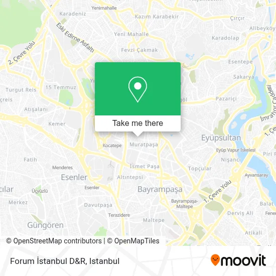 Forum İstanbul D&R map