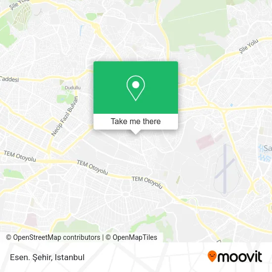 Esen. Şehir map