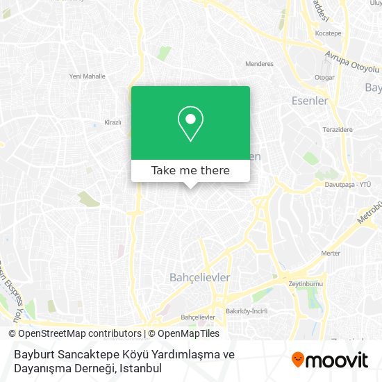 Bayburt Sancaktepe Köyü Yardımlaşma ve Dayanışma Derneği map