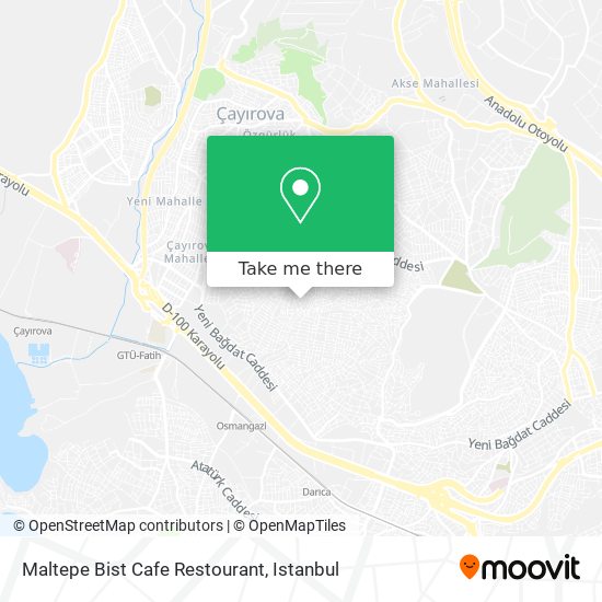 Maltepe Bist Cafe Restourant map