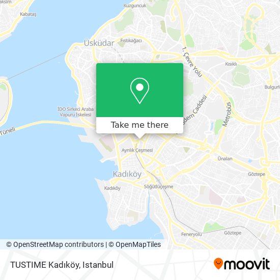 TUSTIME Kadıköy map