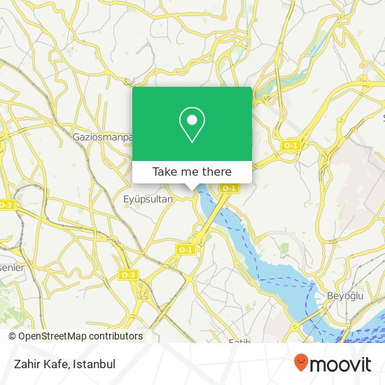 Zahir Kafe map