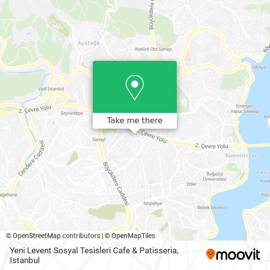 Yeni Levent Sosyal Tesisleri Cafe & Patisseria map