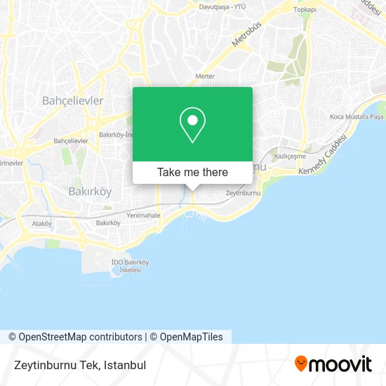 Zeytinburnu Tek map