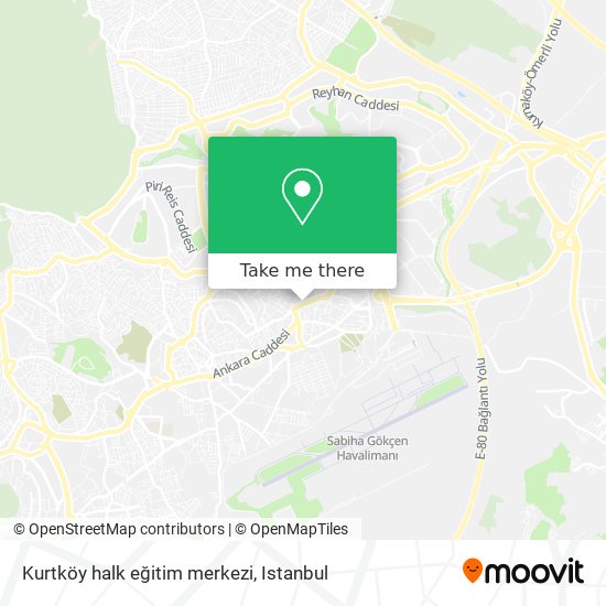 Kurtköy halk eğitim merkezi map