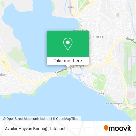 Avcılar Hayvan Barınağı map